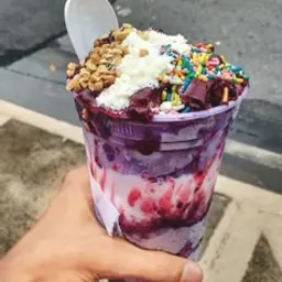 Açaí recebido por Karol